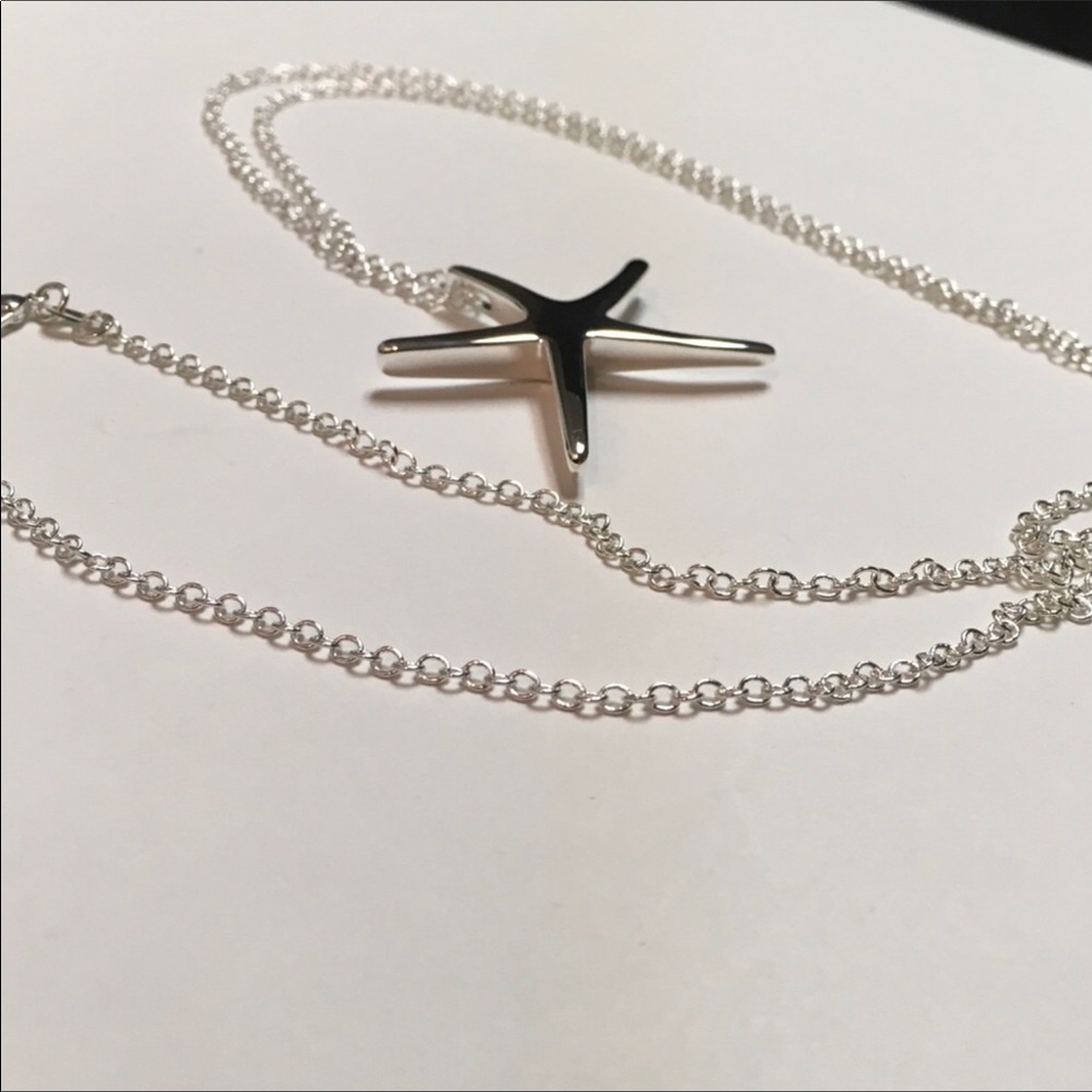 Sterling Silver Starfish on a 30” Chain - Picture 4 of 6